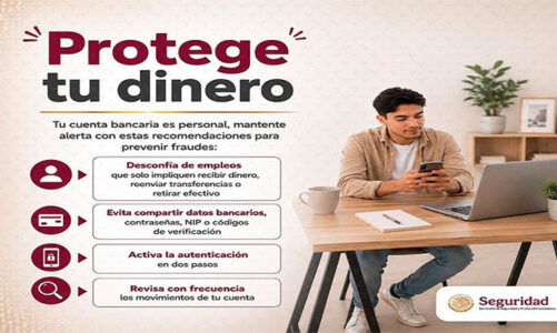 Alertan sobre riesgos de prestar cuentas bancarias para actividades ilícitas