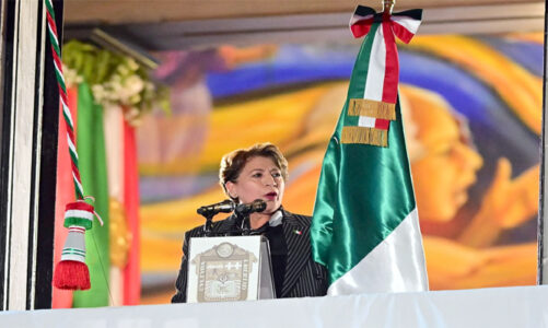 Delfina Gómez encabeza Grito de Independencia