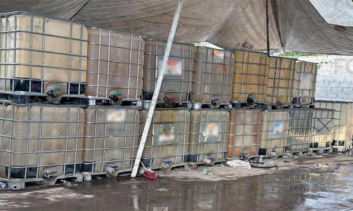 Aseguran 20 mil 900 litros de combustible en Pachuca