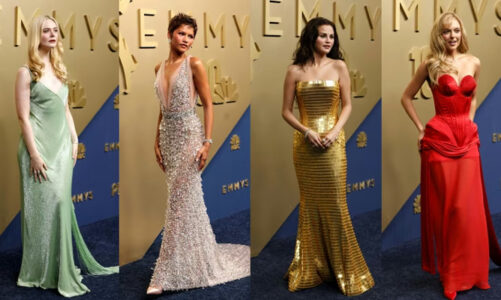 Las figuras destacadas en alfombra azul de los Emmy