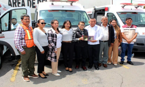 Entregan ambulancias a Amanalco, Atizapán, Chiconcuac, Ocuilan y Tonatico para urgencias médicas