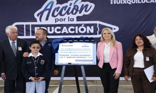 Rehabilita Huixquilucan 38 escuelas con “Acción por la Educación”