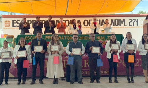 EPO 271 de Zoyatzingo celebra  15 años de formar juventudes en Amecameca