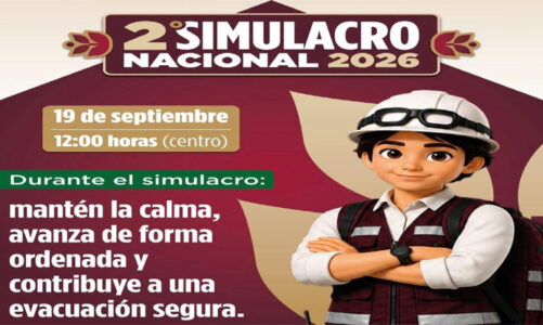 Estado de México realizará Segundo Simulacro Nacional 2026