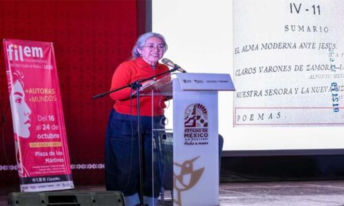 Cristina Rivera reivindica la obra y la autonomía de Concha Urquiza en la FILEM