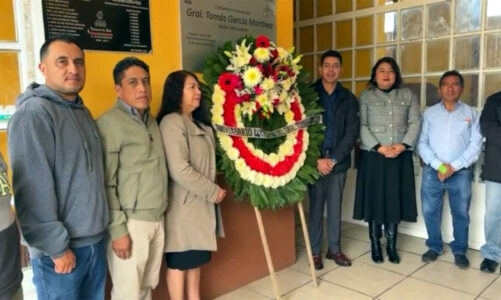 Tenango del Aire conmemoran el CIV aniversario luctuoso del General Tomás García Martínez