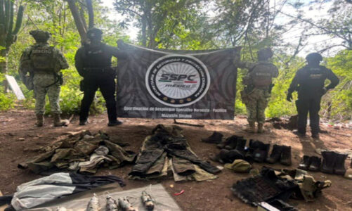 Aseguran 48 drones, explosivos y minas terrestres en Sinaloa
