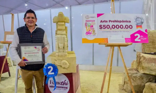 Chimalhuacán incorpora esculturas de cantera a su patrimonio municipal