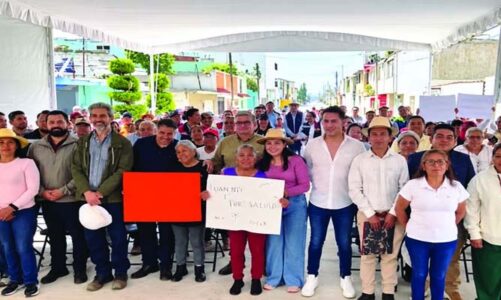 Abigail Sánchez entrega obra integral de pavimentación en colonia U. de G. en Chalco