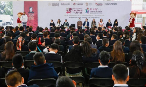 Estudiantes participan en maratón por la Lectura y las Artes en Nezahualcóyotl