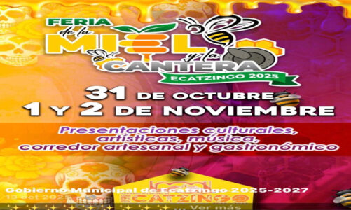 Lista la XXXIII Feria de la Miel y la Cantera 2026 en Ecatzingo
