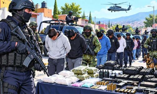 Mil 249 detenidos exhiben dimensión del crimen