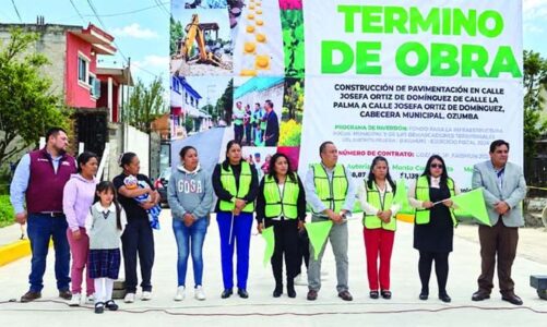 Ozumba entrega obras de infraestructura y mejoramiento de vivienda