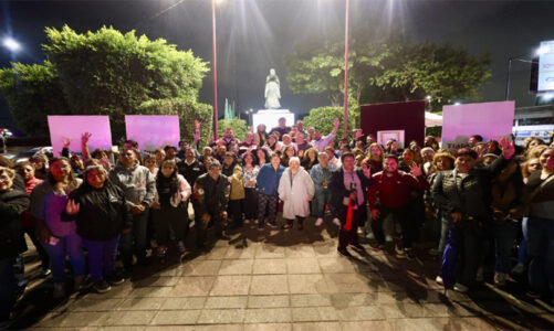 Con programa “Luminaria Nuestra Ciudad” queda iluminada avenida Sor Juana Inés de la  Cruz