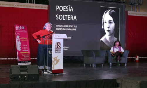 Cristina Rivera reivindica la obra y la autonomía de Concha Urquiza en la FILEM