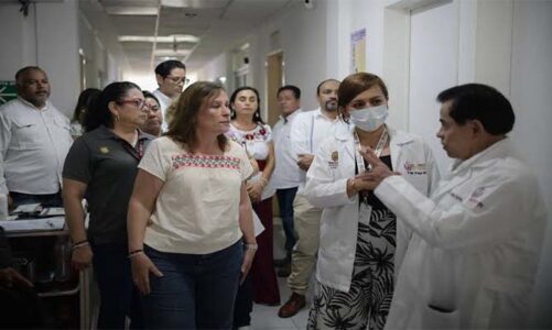 Rocío Nahle responde a protestas por hospitales del IMSS en Veracruz