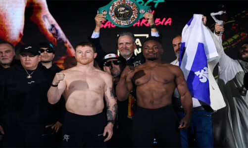 Canelo Álvarez y Mbilli superan la báscula