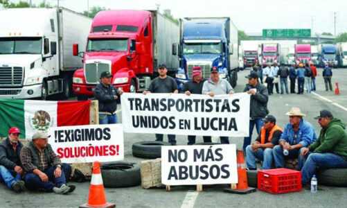 Transportistas alistan paro nacional por tiempo indefinido